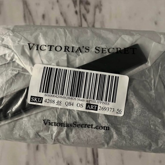 Victoria's Secret Black Quilted Leather Bag - Picture 3 of 4